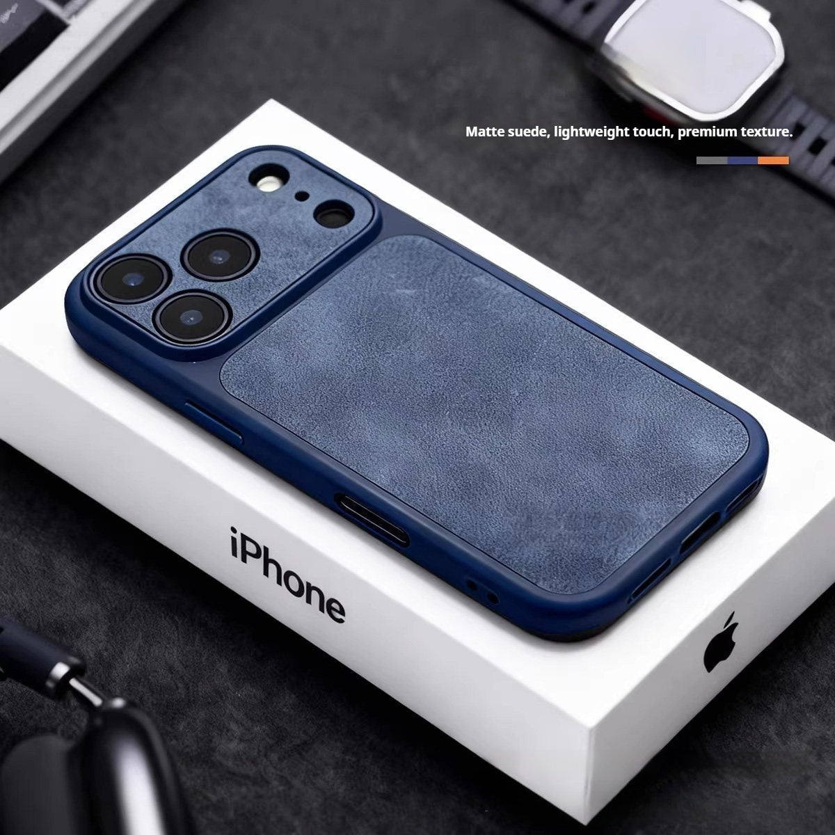 Ultra-thin sheepskin Apple phone case