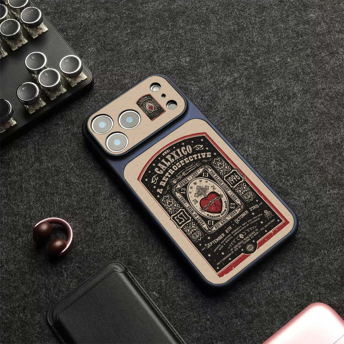 Classic Sacred Heart Matte iPhone Case