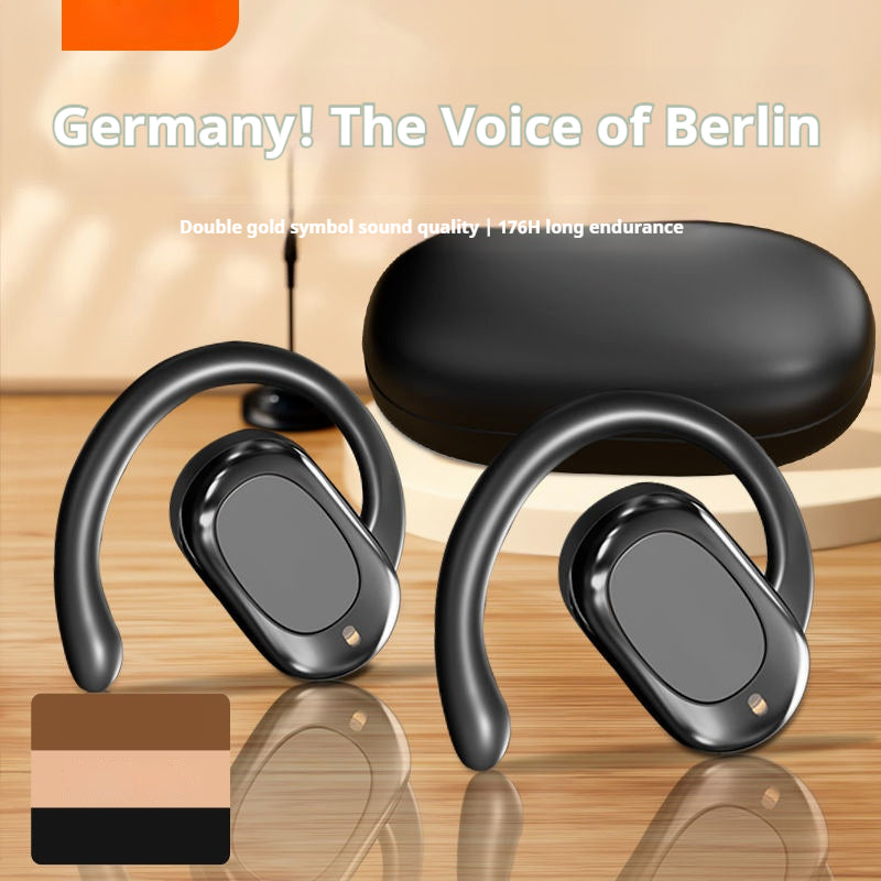 360 degree rotating ear-hook wireless Bluetooth headset