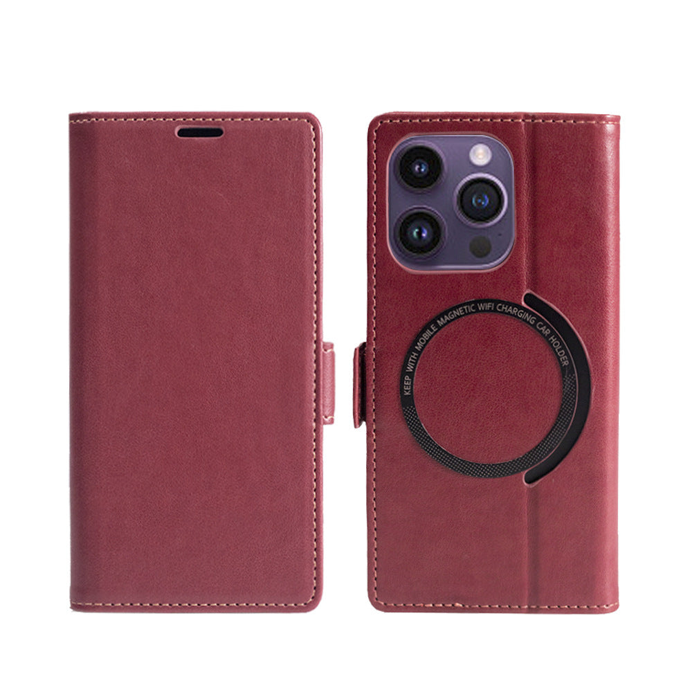 Leather Wallet Magnetic iPhone Case
