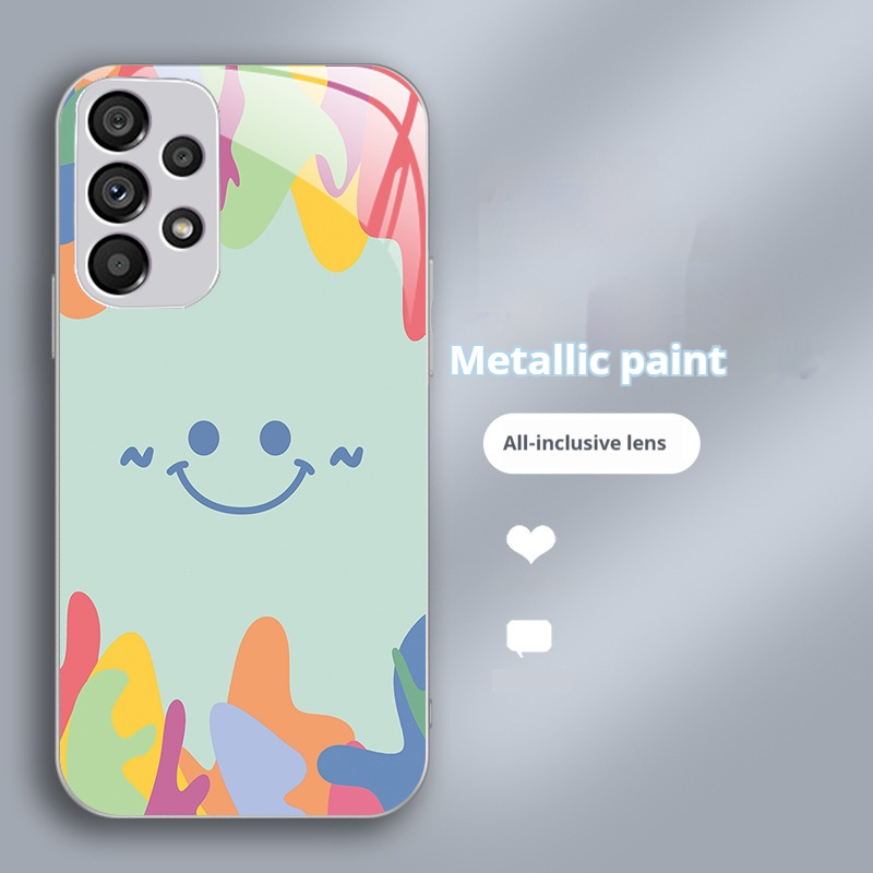 Cute smiley face Samsung phone case