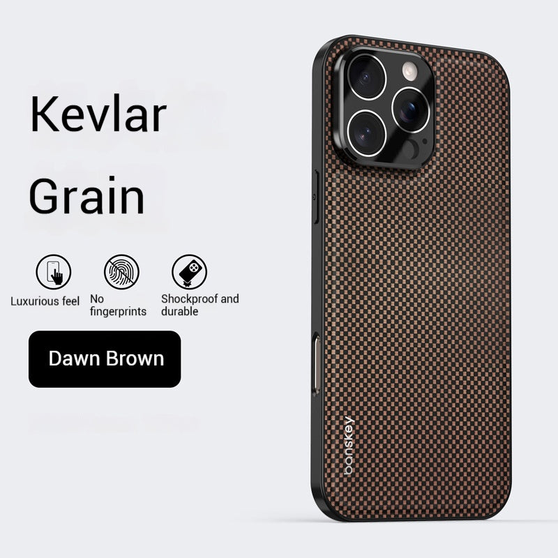 Carbon fiber Kevlar textured Apple phone case
