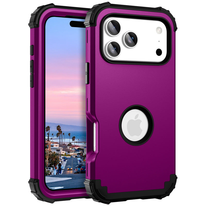 3-in-1 full-coverage anti-drop Apple phone case