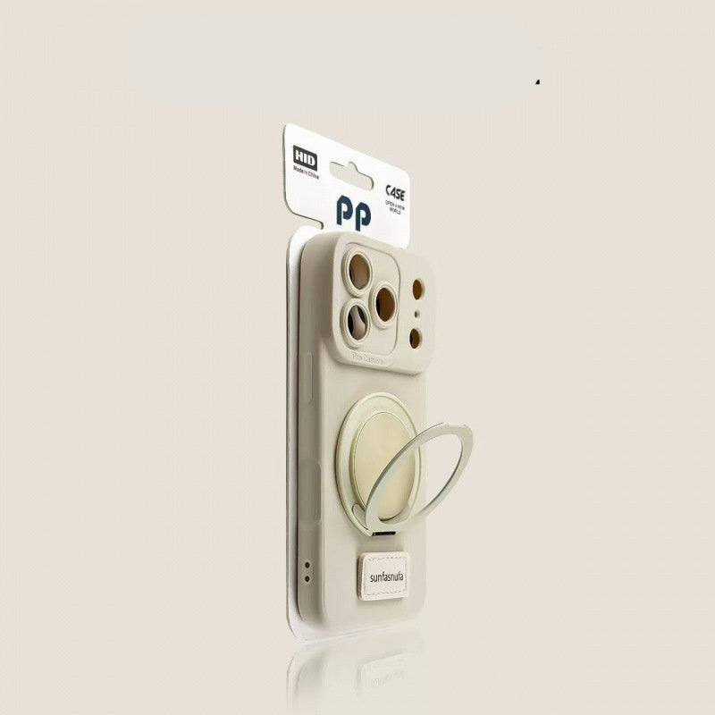 Angel Eye Round Stand Apple Phone Case