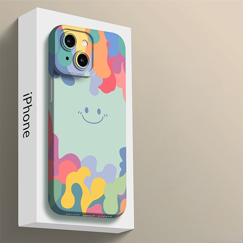 Cute smiling face iPhone case