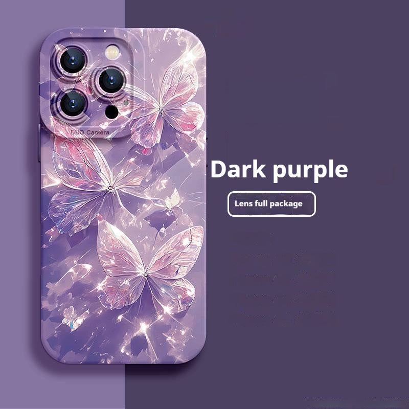 Fashion Butterfly Silicone iPhone Case