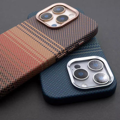 Luminous Kevlar Carbon Fiber Magnetic iPhone Case