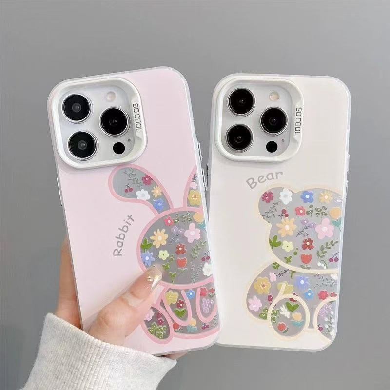 Floral and animal-shaped Apple phone cases