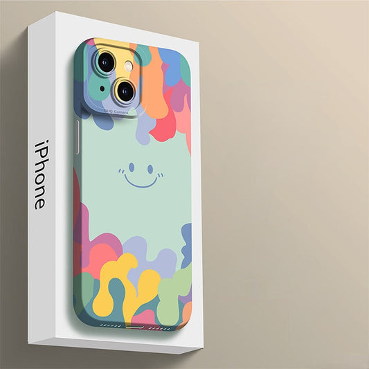 Cute smiling face iPhone case