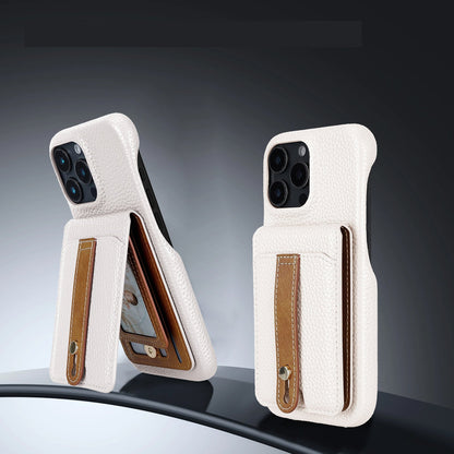 Card holder ring leather case iPhone phone case