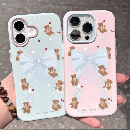 Bear bow Apple phone case