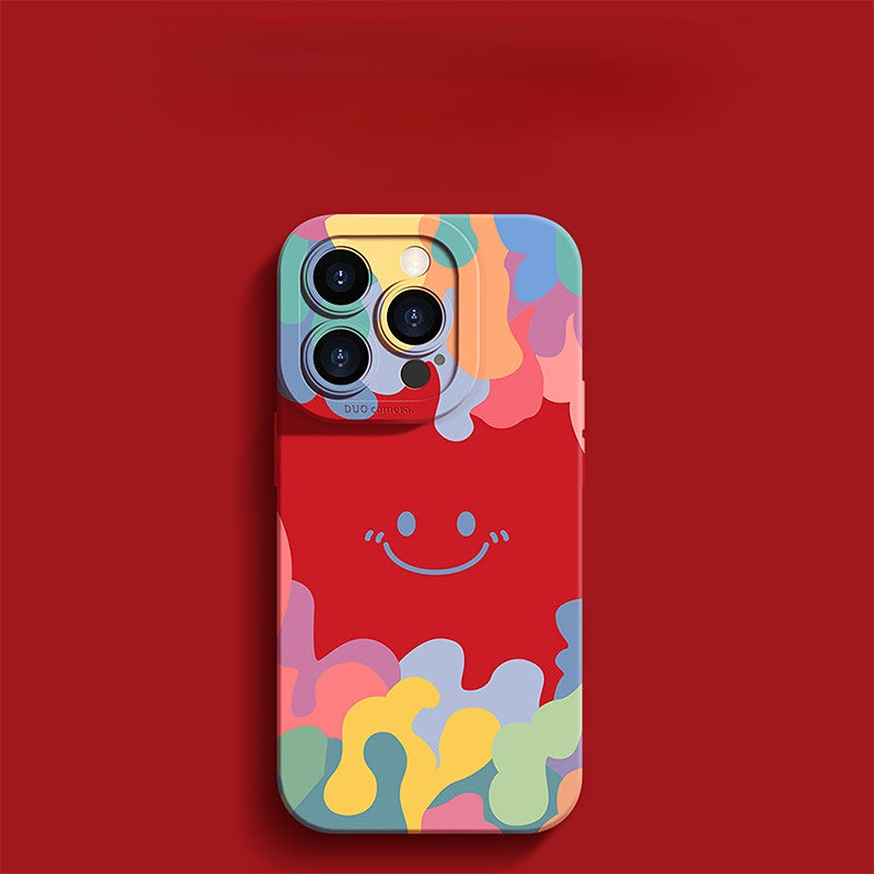 Cute smiling face iPhone case