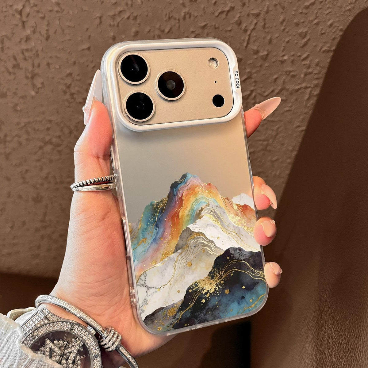 Rainbow Mountains Apple Phone Case