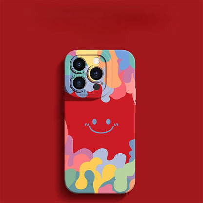 Cute smiling face iPhone case