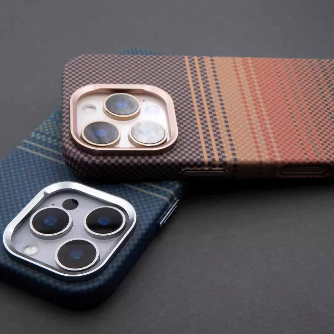 Luminous Kevlar Carbon Fiber Magnetic iPhone Case