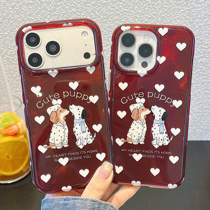 Cute Puppy Acrylic iPhone Case