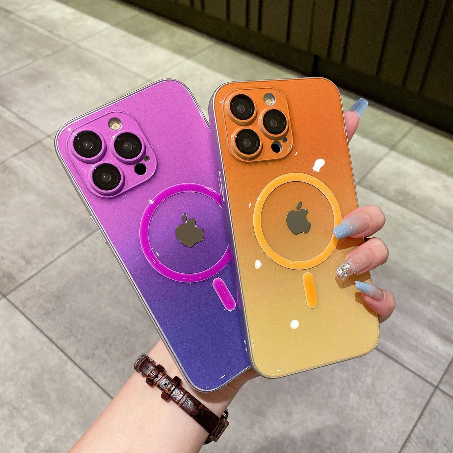 Luminous magnetic iPhone case