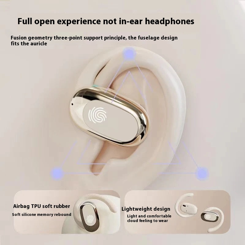 360 degree rotating ear-hook wireless Bluetooth headset