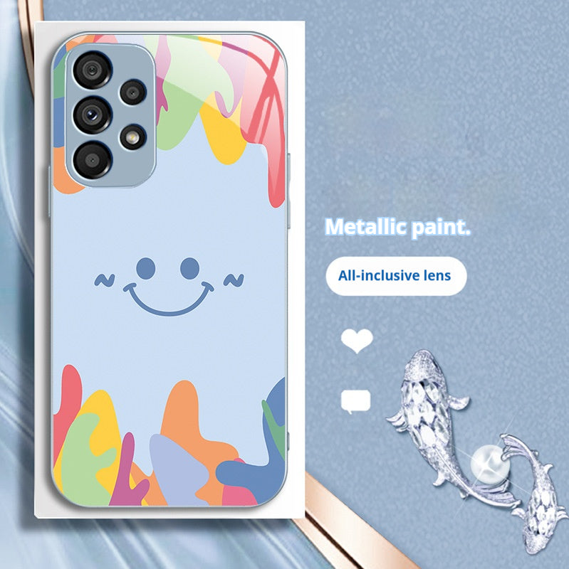 Cute smiley face Samsung phone case