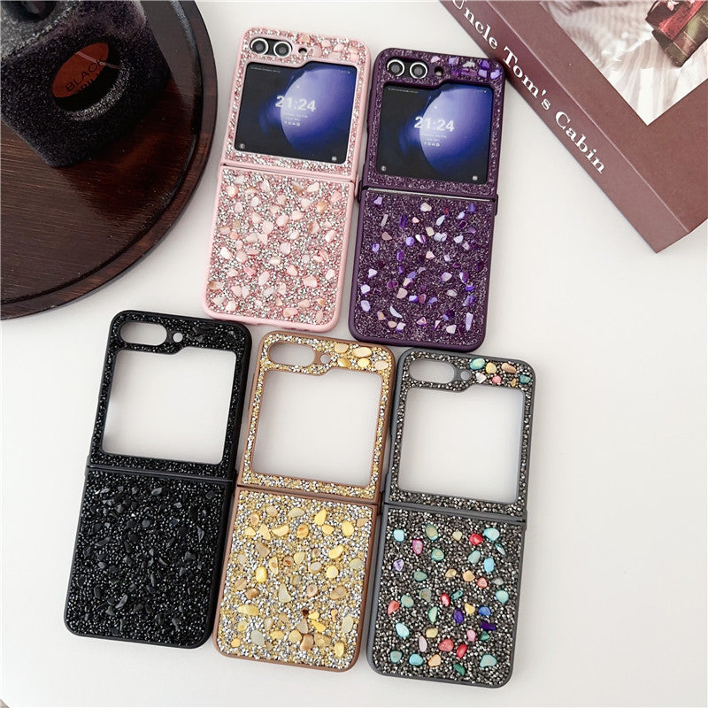 Diamond powder Samsung Z Flip phone case