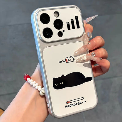 Battery Cat Apple Phone Case