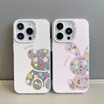 Floral and animal-shaped Apple phone cases