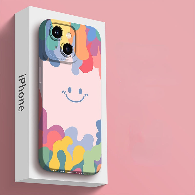 Cute smiling face iPhone case