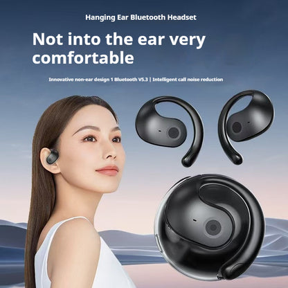 Small coconut ball translation bluetooth headset wireless ear hanging type