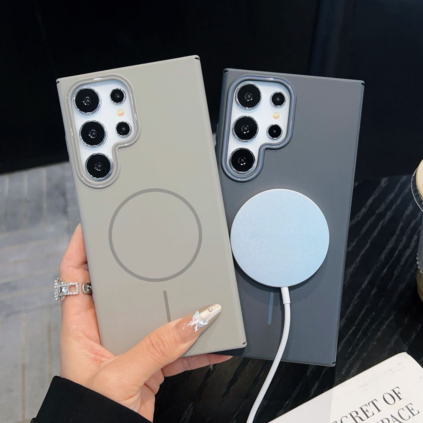 Magnetic Skin-friendly Frosted Samsung Phone Case