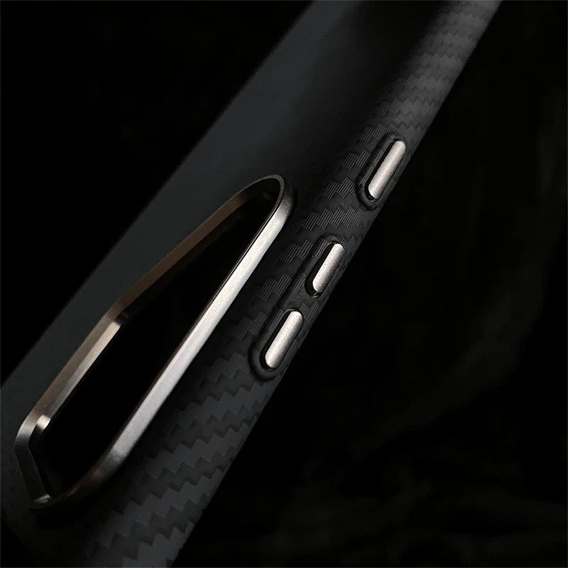 Luminous Kevlar Carbon Fiber Magnetic Samsung Phone Case