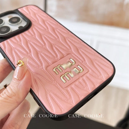 Sarung iPhone kulit ringkas yang bergaya 