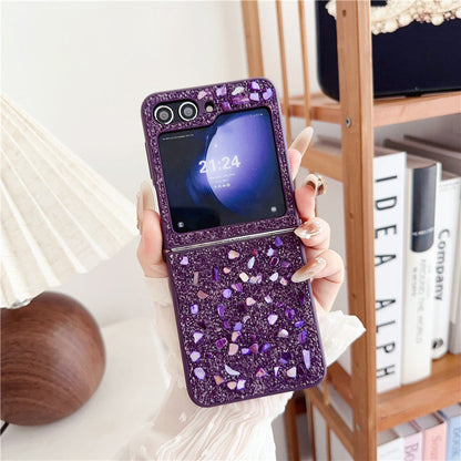 Diamond powder Samsung Z Flip phone case