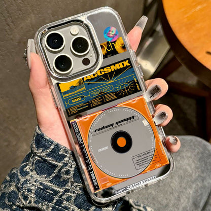 Creative music record player Apple phone case