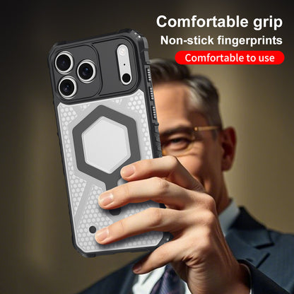 Transparent back panel anti-drop magnetic Apple phone case