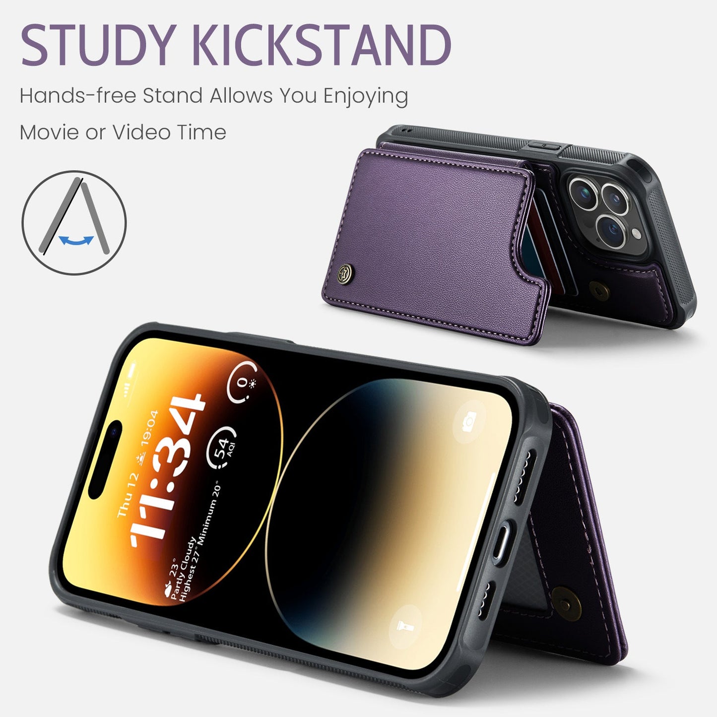 Back Cover Wallet Leather Case Apple Phone Case