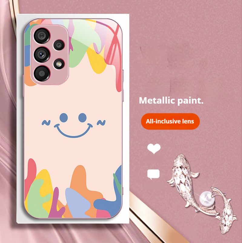 Cute smiley face Samsung phone case