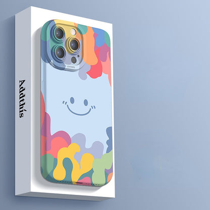Cute smiling face iPhone case