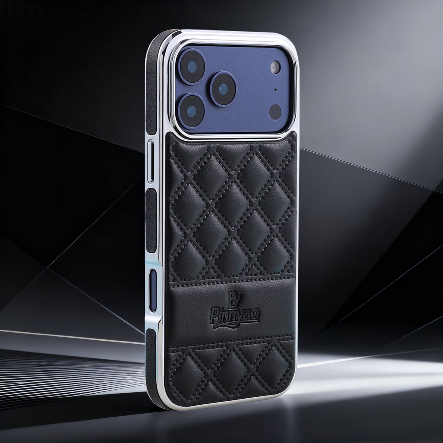 Leather three-sided Apple phone case