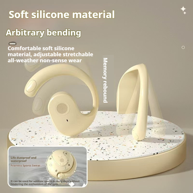 Small coconut ball translation bluetooth headset wireless ear hanging type