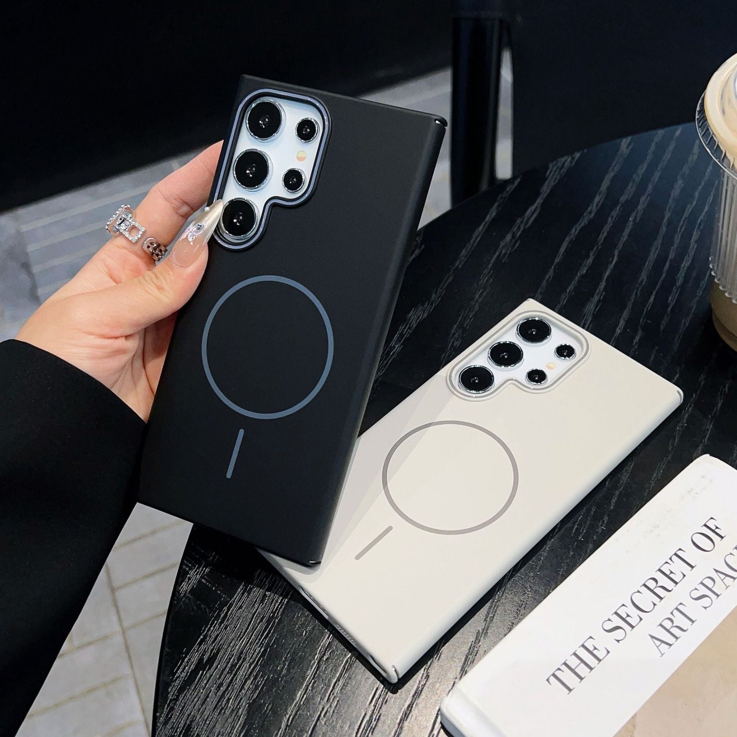 Magnetic Skin-friendly Frosted Samsung Phone Case