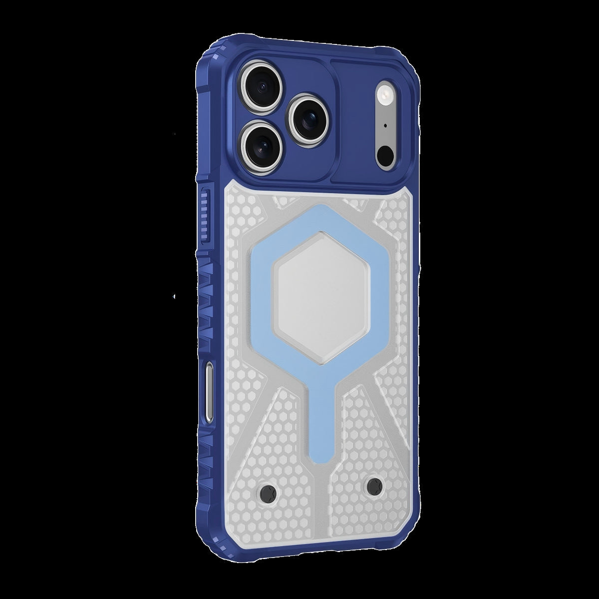 Transparent back panel anti-drop magnetic Apple phone case