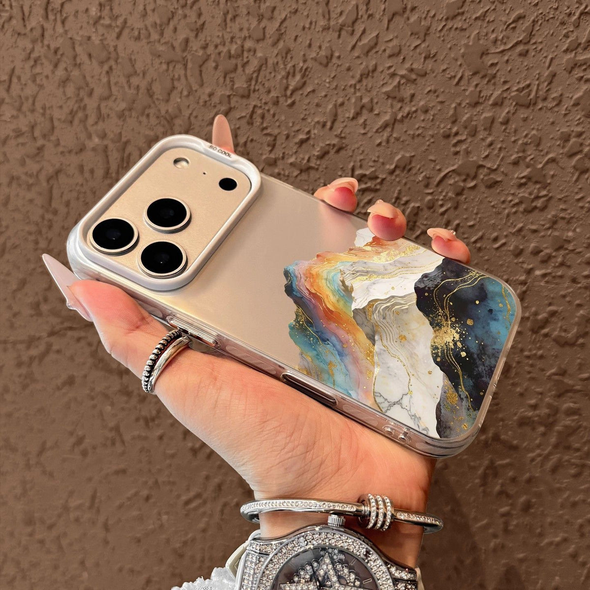 Rainbow Mountains Apple Phone Case