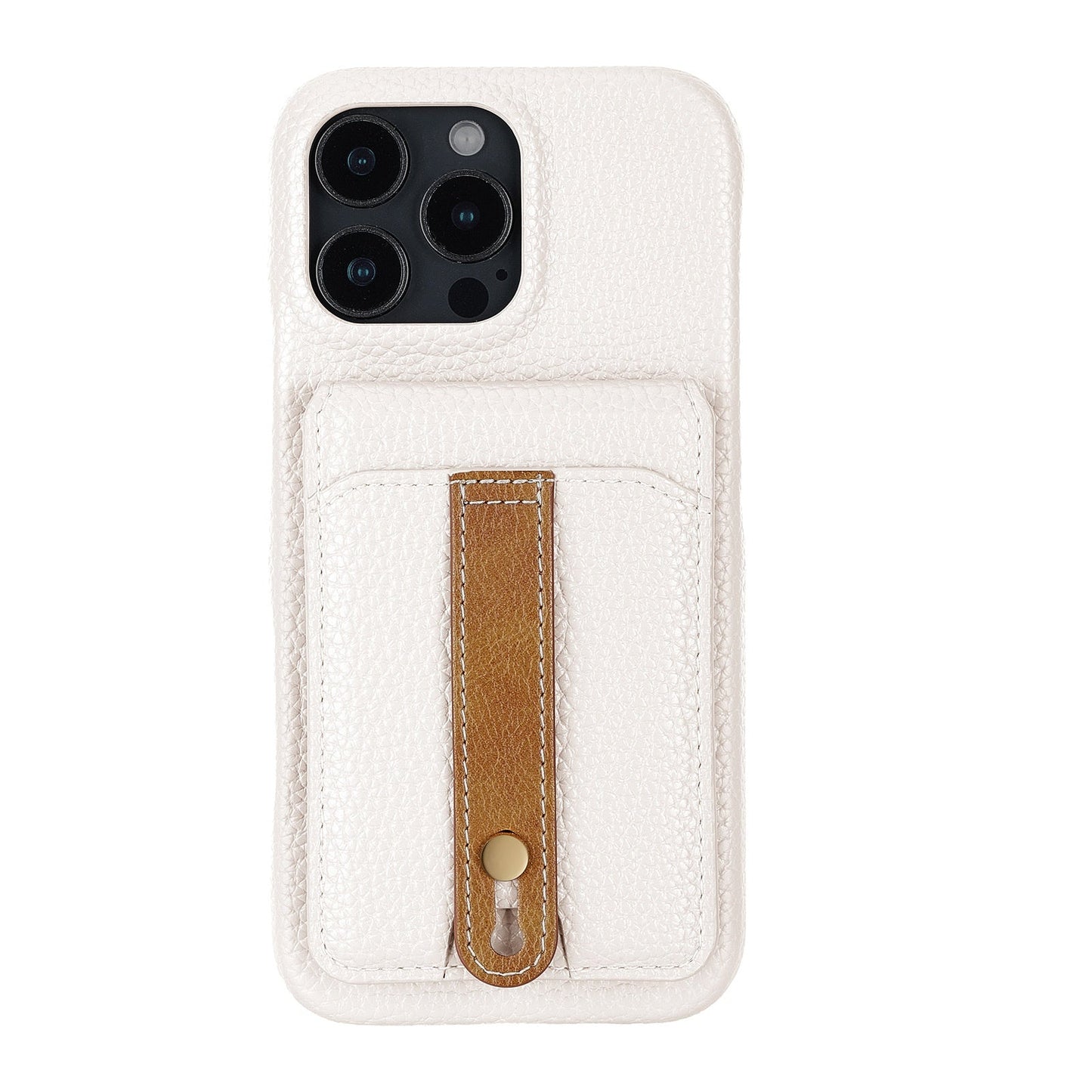 Card holder ring leather case iPhone phone case
