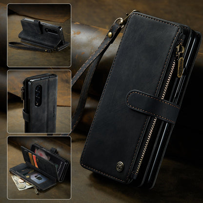 Luxury Collection 3-in-1 Multifunctional Wallet Style Samsung Mobile Phone Leather Case