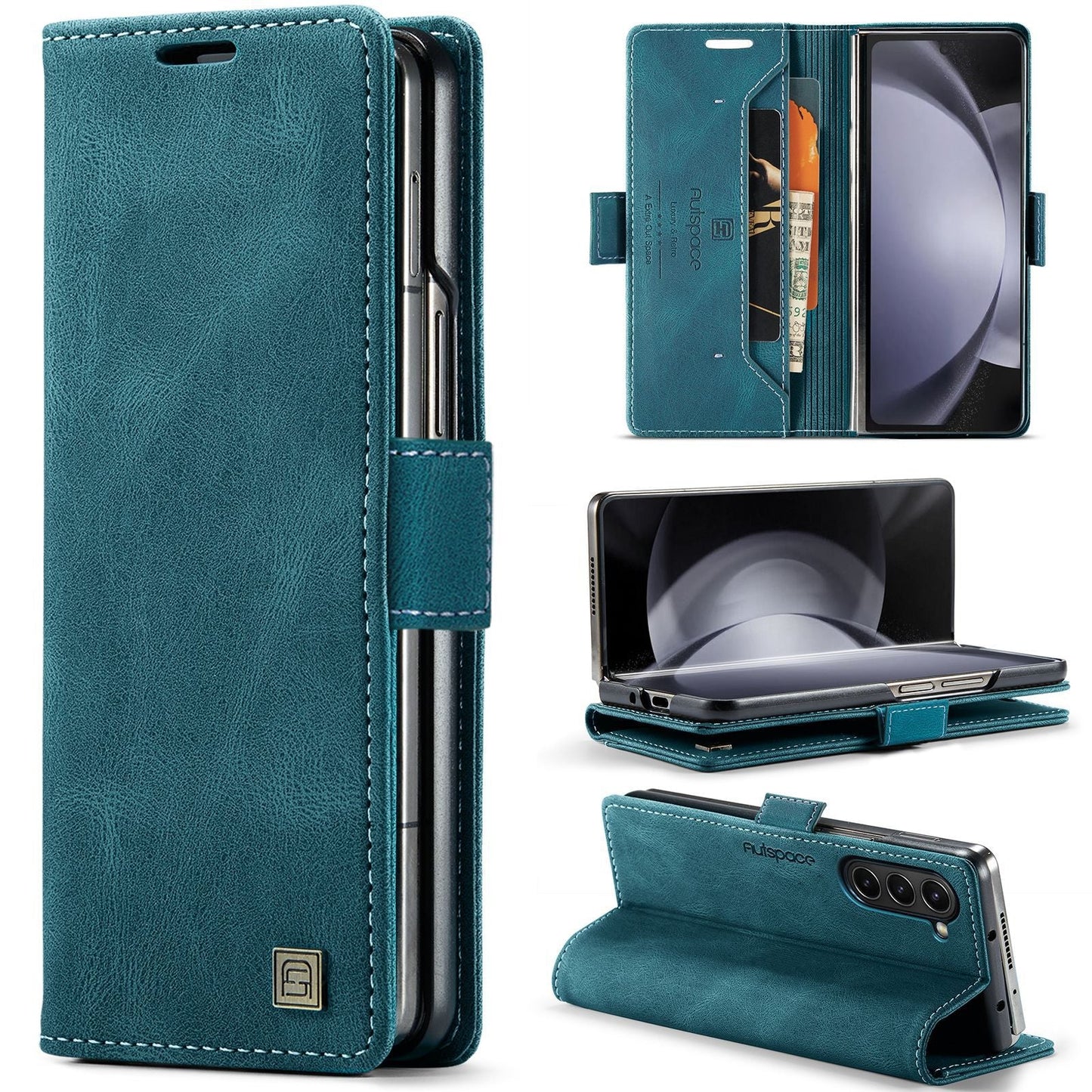 Luxury Business Leather Samsung Z Fold Case