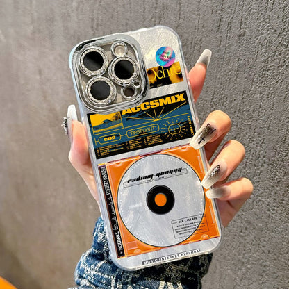 Creative music record player Apple phone case