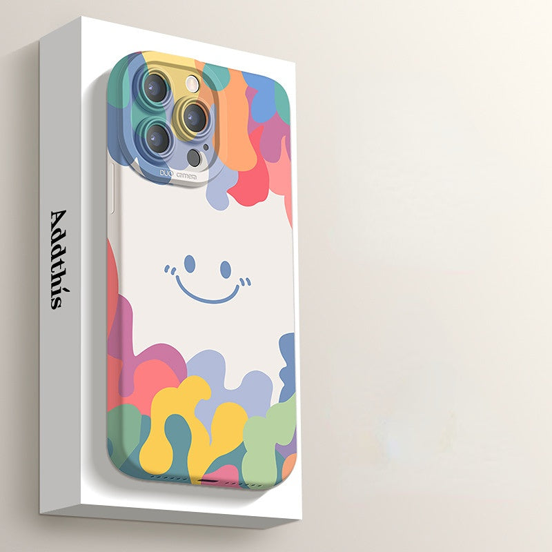Cute smiling face iPhone case