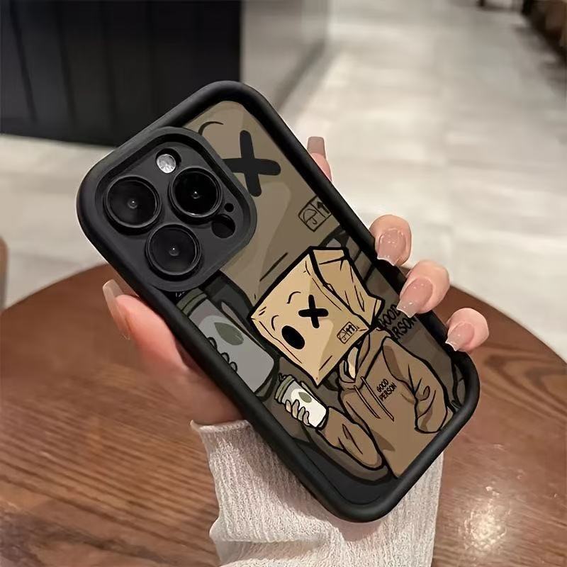 Cardboard Box Character Apple phone case
