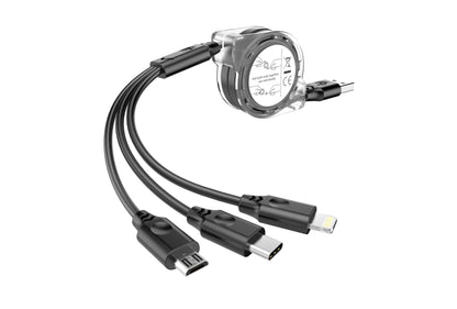 Creative gift three-in-one multi-function charging cable