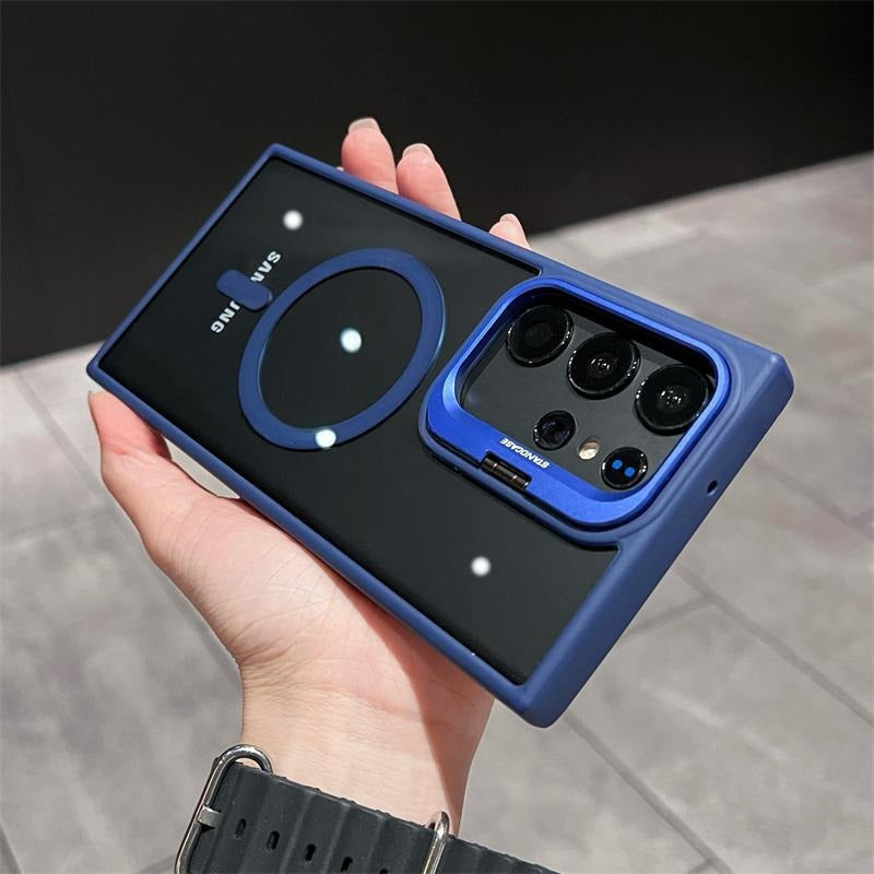 Pendakap halimunan logam magnetik sarung telefon bimbit Samsung 